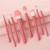 High quality 8pcs multi makeup brush for setting Powder  Contour Highlighter  Eyeshadow Eyebrow Blending brush set wholesale