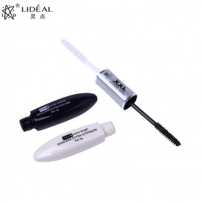 2 in 1 Waterproof Natural Extra Volume and Length Fibers Mascara 3d fiber eyelash mascara