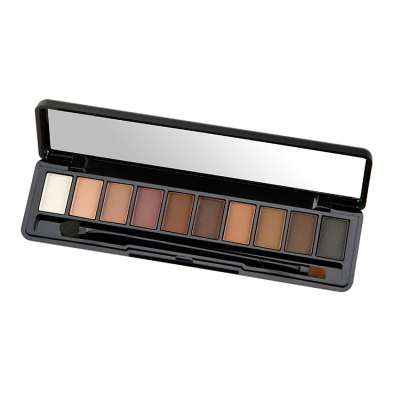 Durable waterproof 10 color eyeshadow palette matte and glitter cosmetics makeup  palette eyeshadow palette